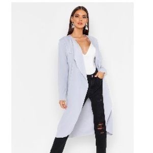 Light Blue Grey Duster